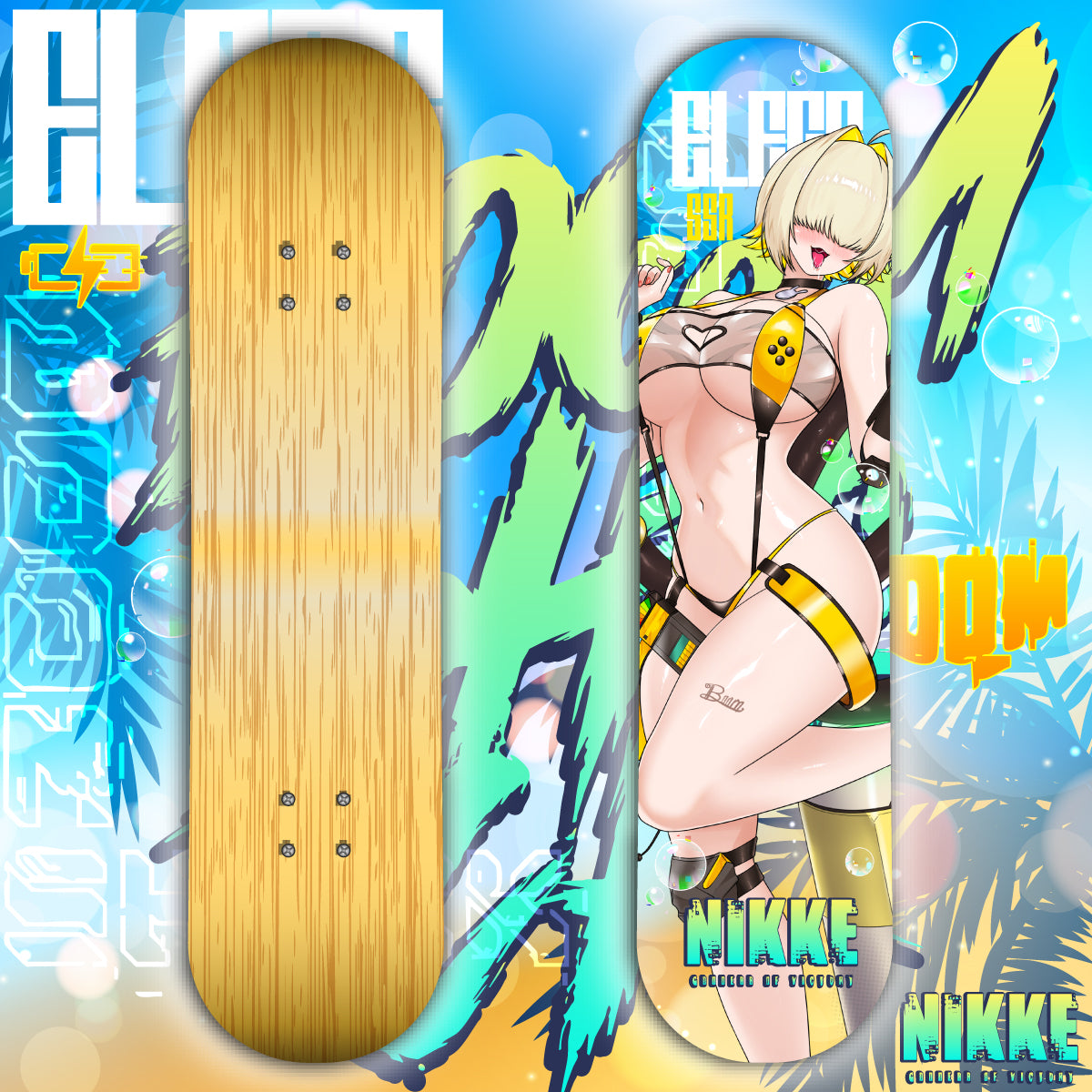 Anime Waifu Skate Deck Nikke Elegg