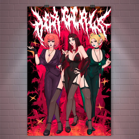 The Hex Girls <3 Poster / Wall Banner