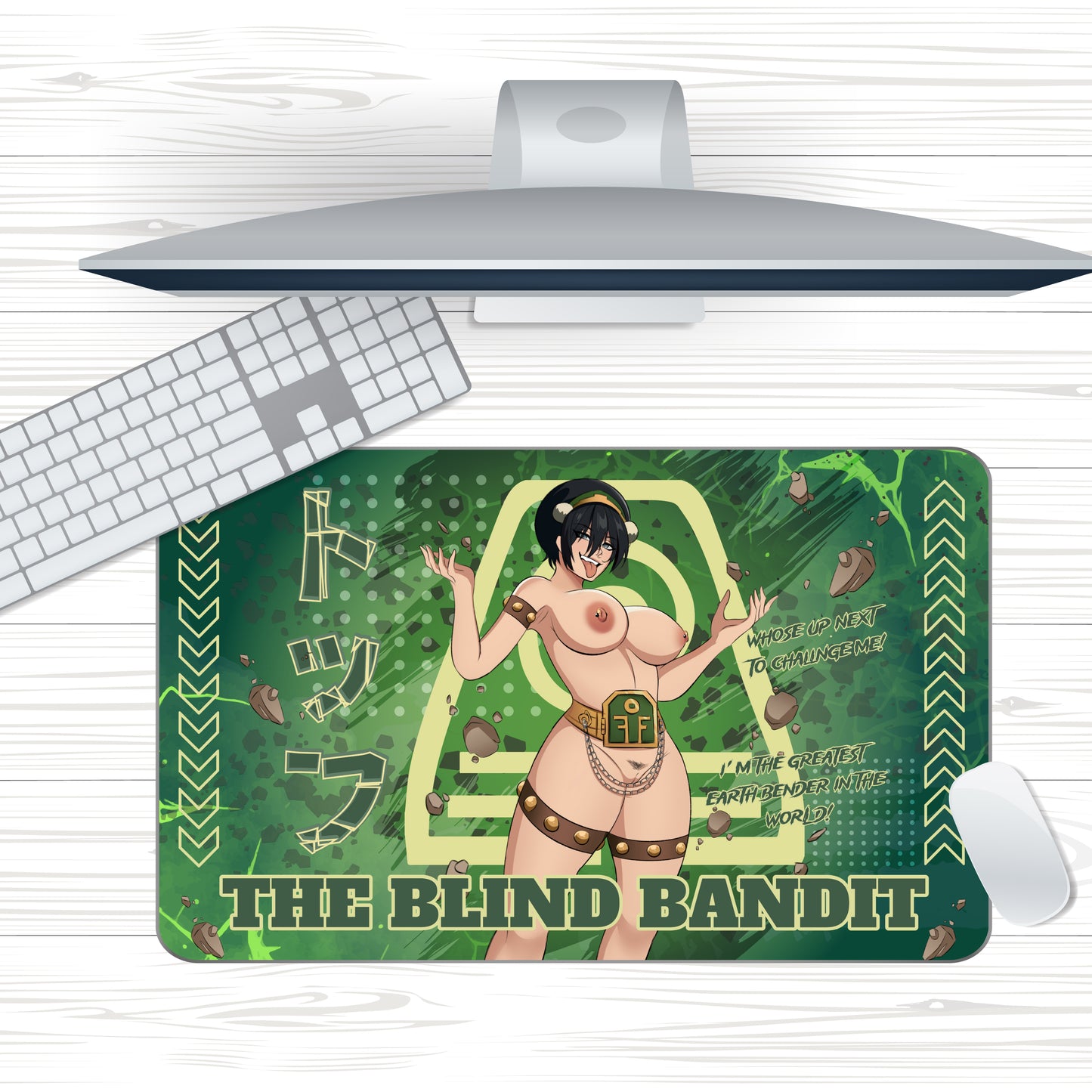 Toph The Blind Bandit  Mousepad