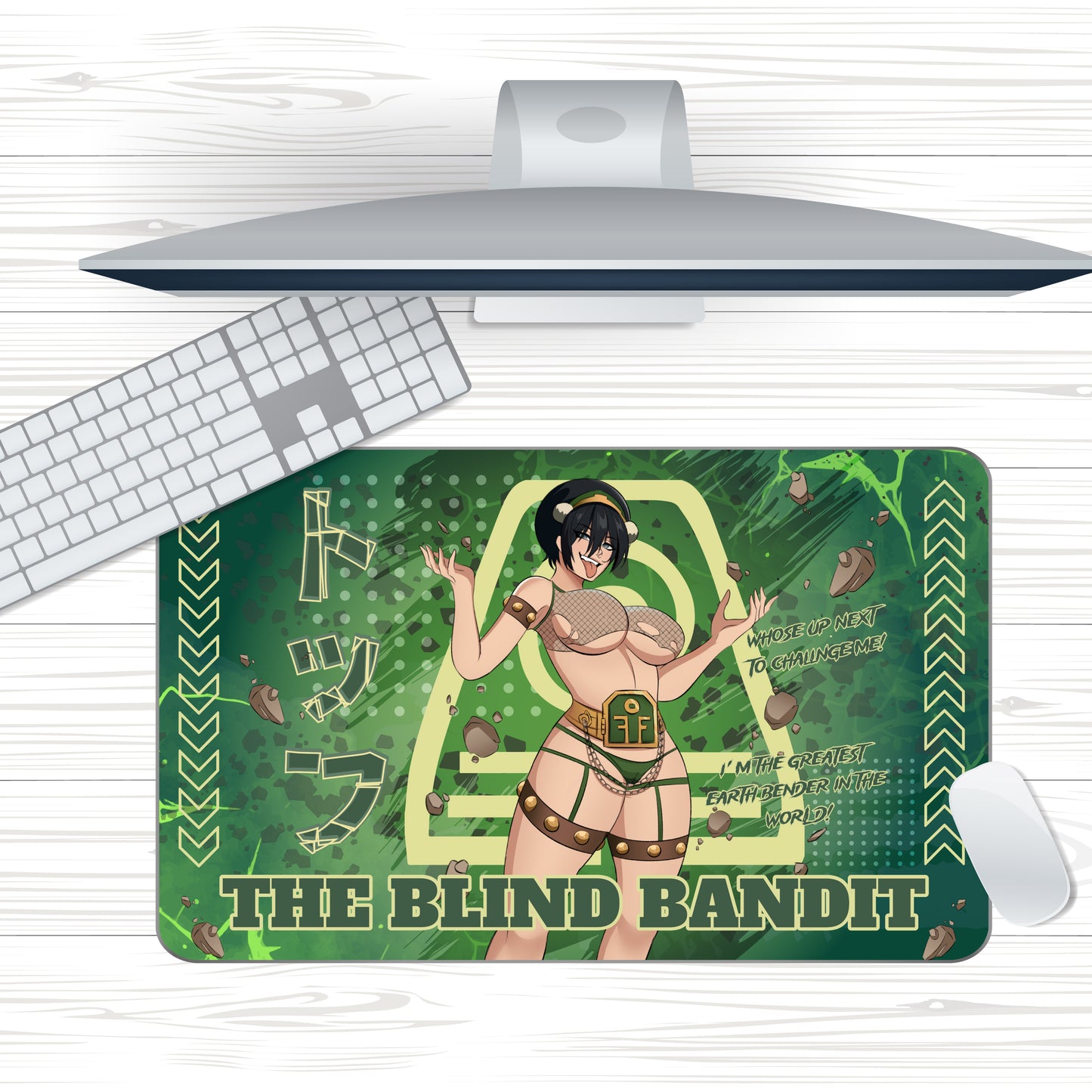 Toph The Blind Bandit  Mousepad