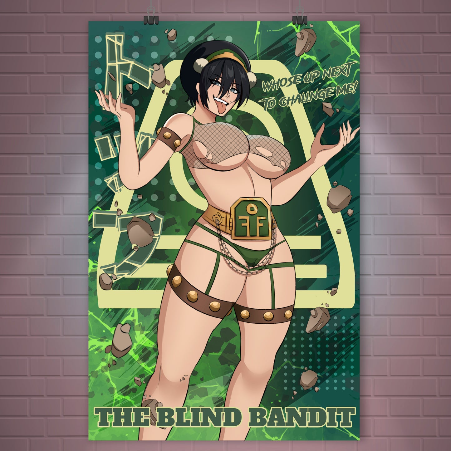 Toph The Blind Bandit  Poster / Wall Banner