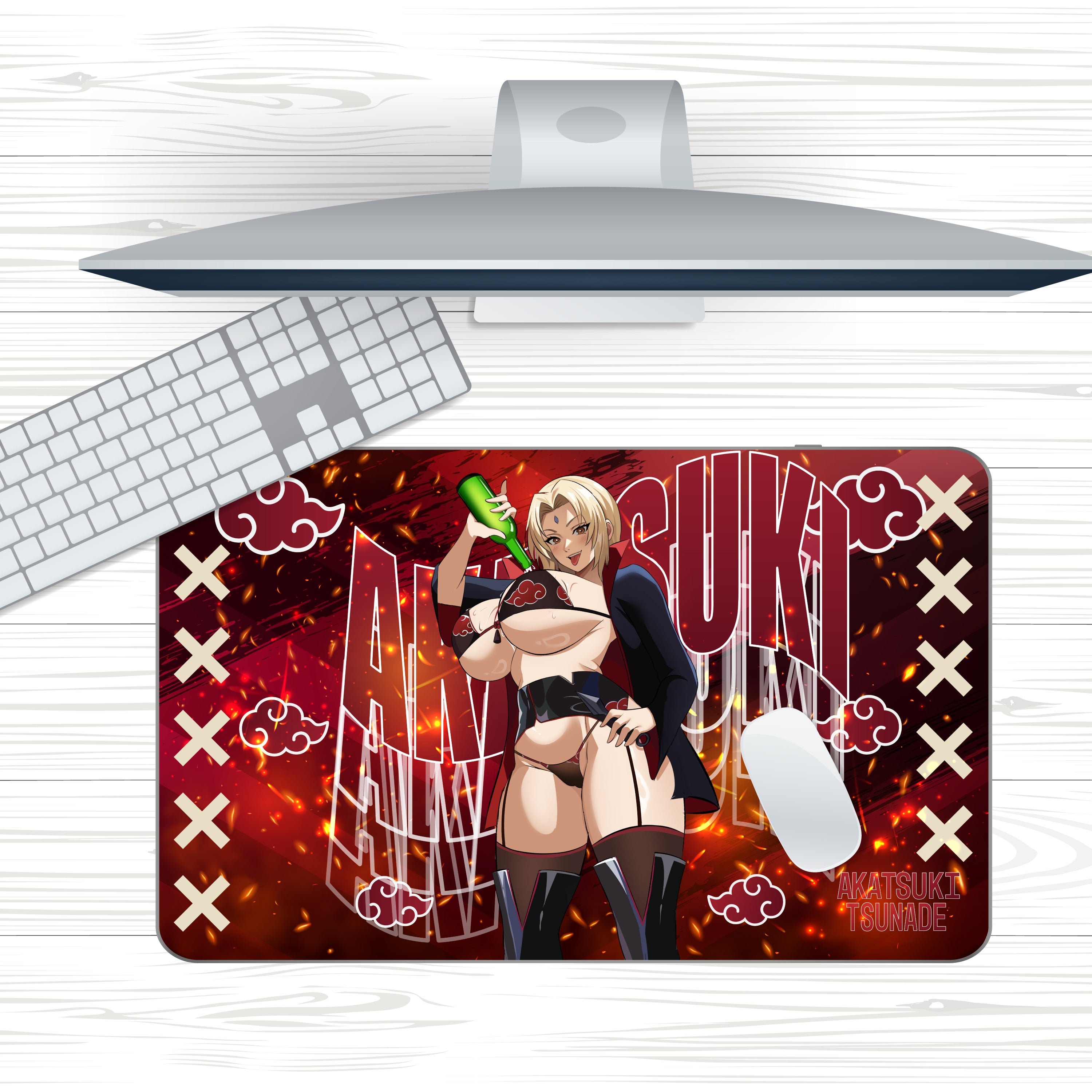 Anime Waifu Lady Tsunade Mousepad