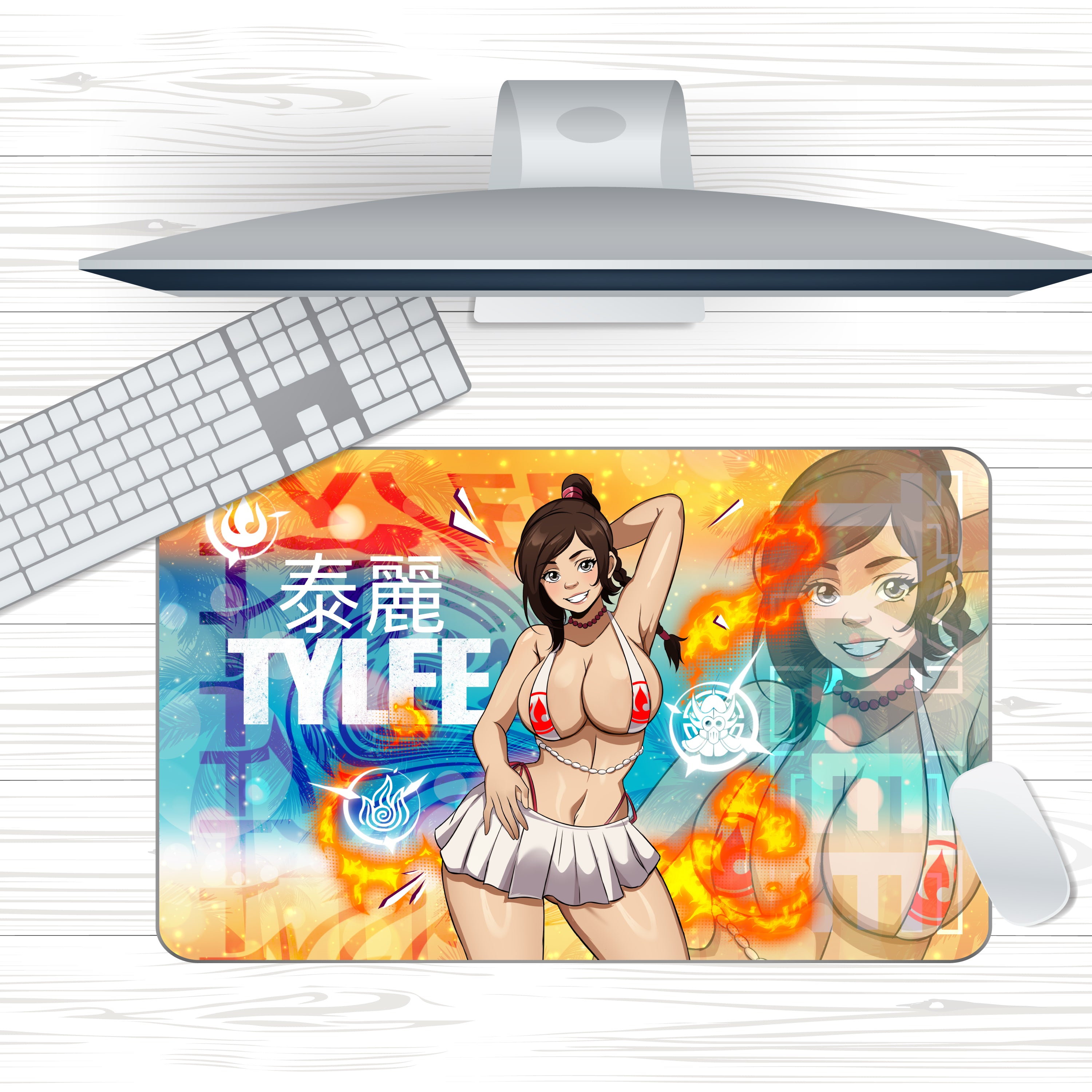 Anime Waifu Ty Lee Mousepad