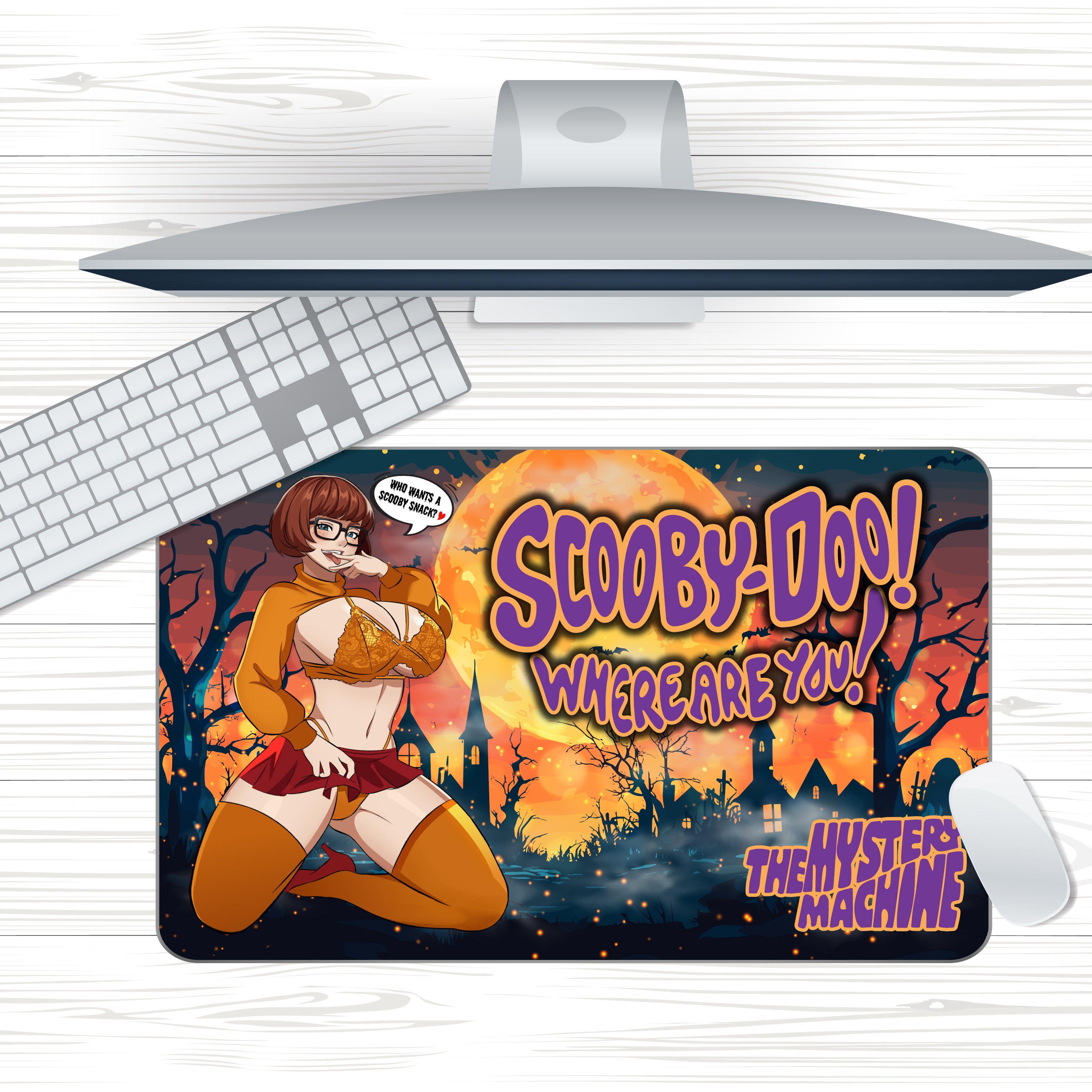 Anime Waifu Velma Mousepad