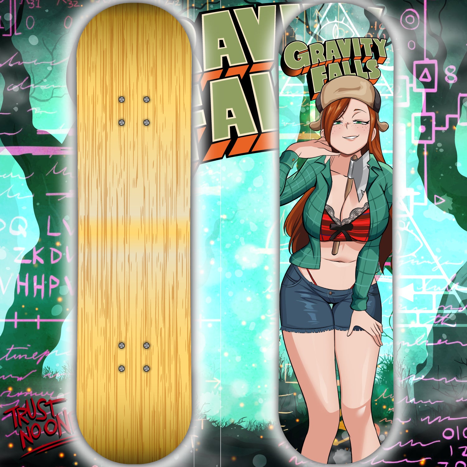 Anime Waifu Skate Deck Wendy