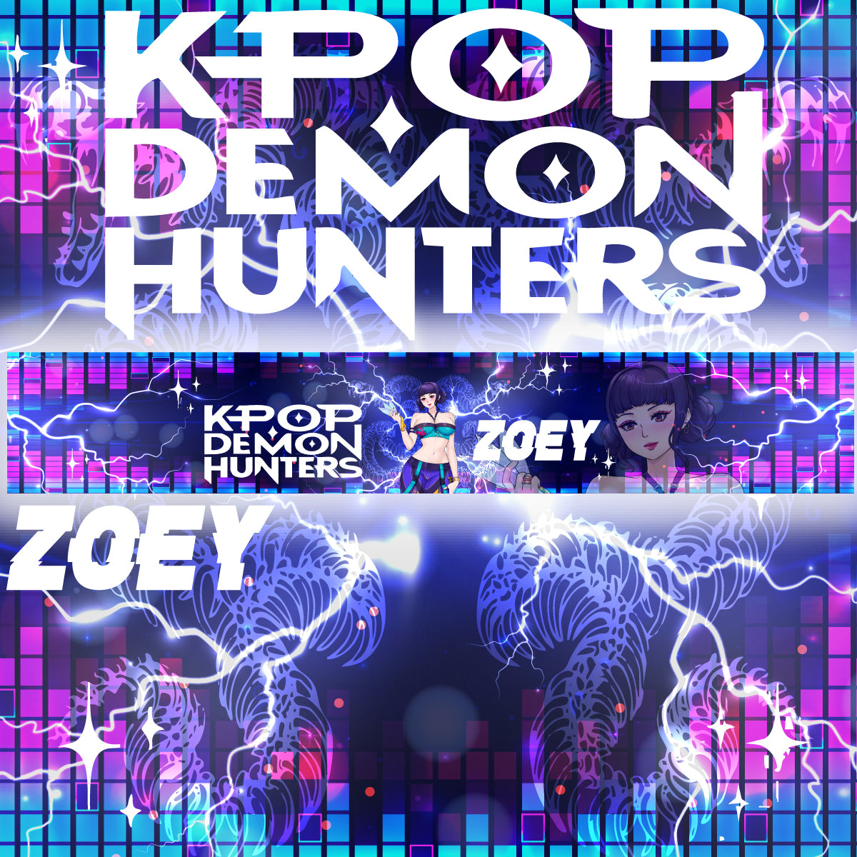 Vehicle Windshield Banner Zoey