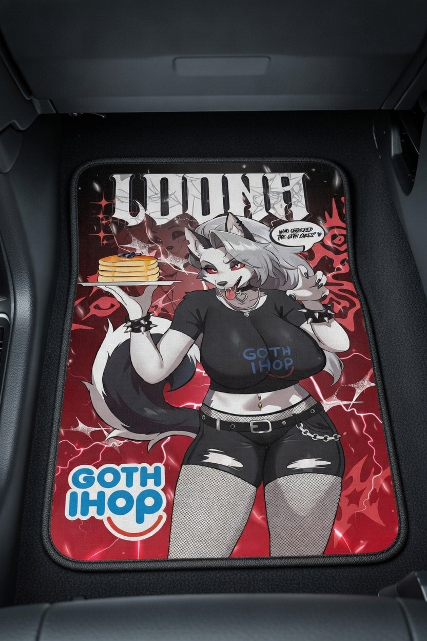 Anime Waifu Car Mats Loona Wolf
