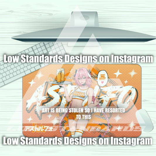 Femboy Hooters Astolfo Mousepad
