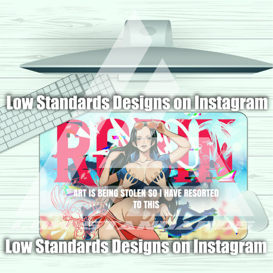 Beach Babe Nico Robin Mousepad