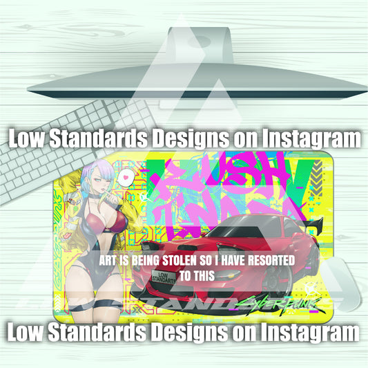 RX7 Edition Cyber Punk Lucy <3 Mousepad