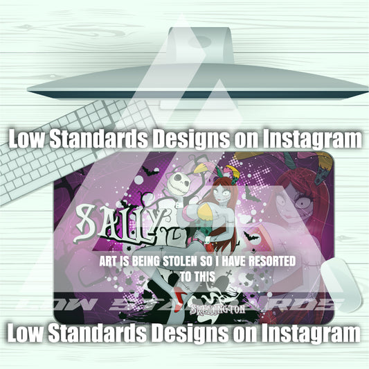 Bunny Girl Sally Skellington <3 Mousepad