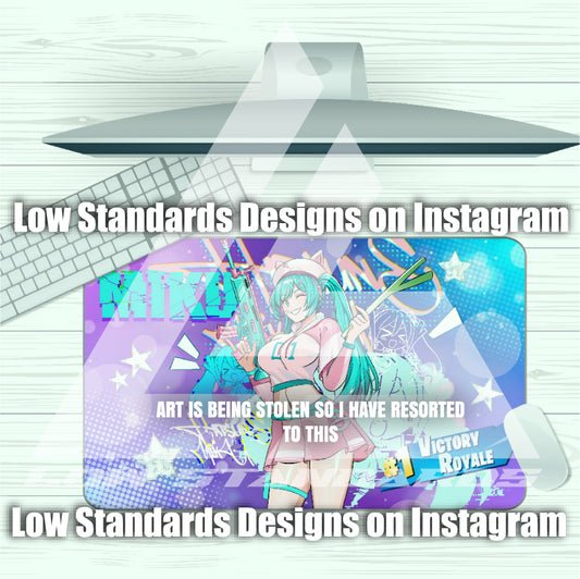 Fortnite Hatsune Miku <3 Mousepad