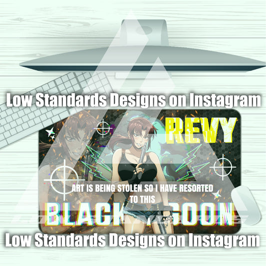 Black Lagoon Revy Mousepad