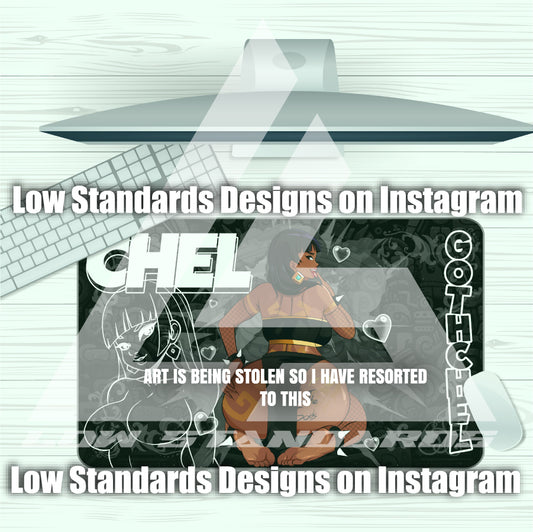 Goth Chel <3 Mousepad