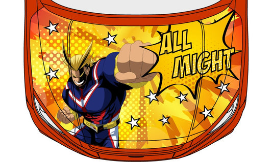 All Might Universal Itasha Hood Wrap Design Files