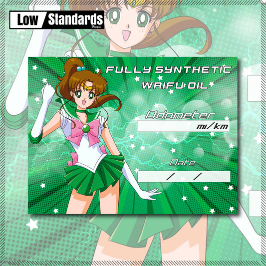 Sailor Jupiter Oil Change Sticker