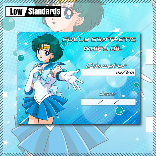 Sailor Mercury Oil Change Sticker