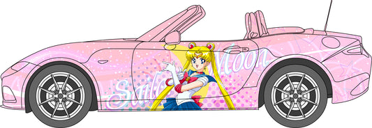 Sailor Moon Universal Itasha Sides Design Files
